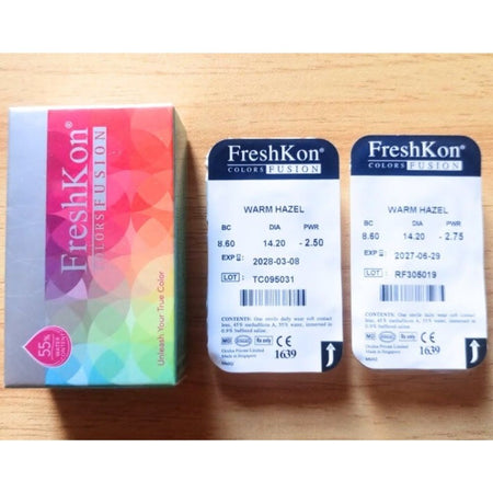 Freshkon Contact Lenses, Shimmering Gray - Image 3