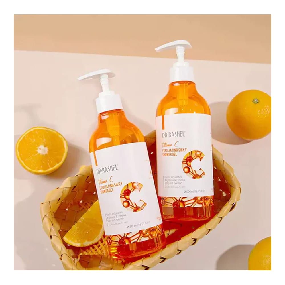 Dr. Rashel Vitamin C Exfoliating Silky Shower Gel, 500ml - Main Image