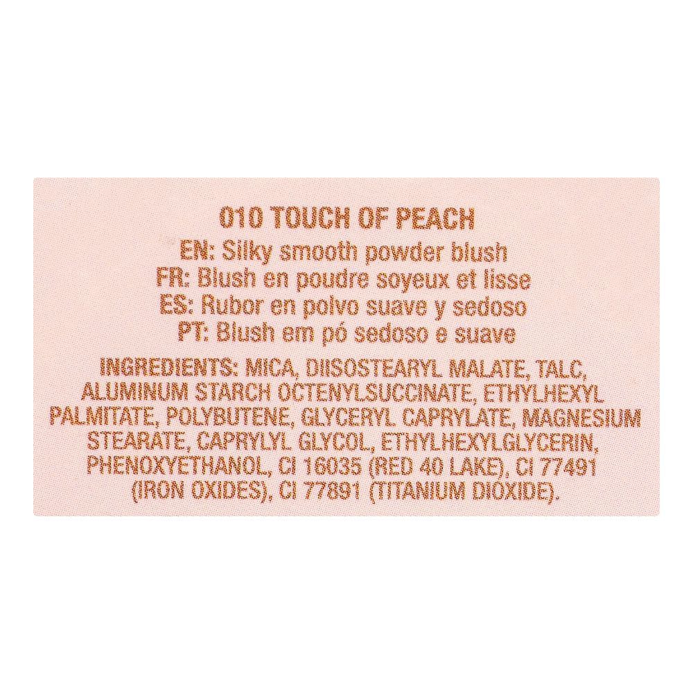 Zeena Powder Blush, 010 Touch Of Peach - Image 4