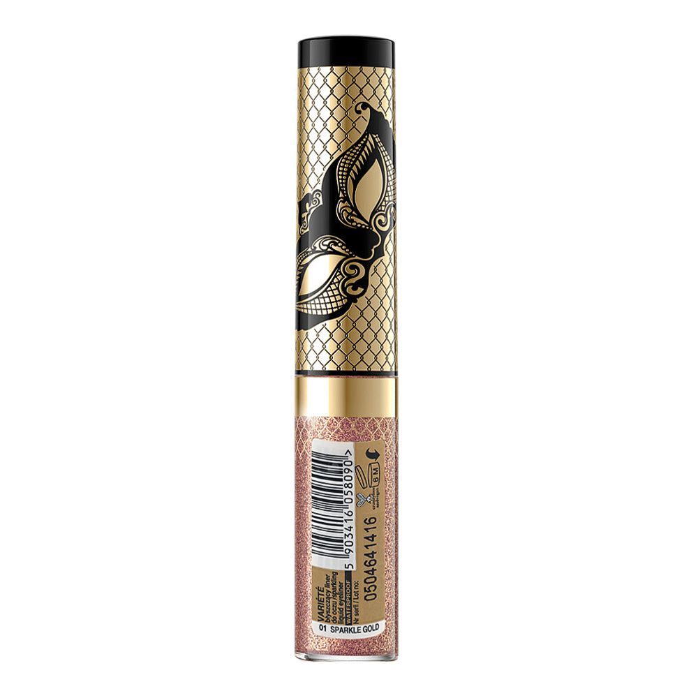 Eveline Variete Liquid Eyeliner, Waterproof, 01 Sparkle Gold - Image 2