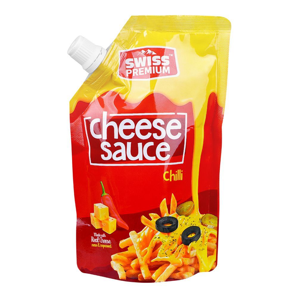 Swiss Premium Chilli Cheese Sauce Pouch, 200g - Main Image