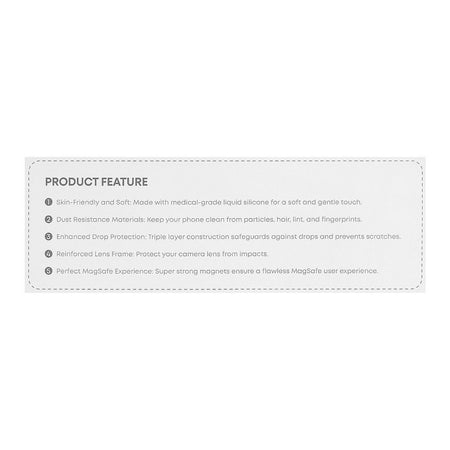 Aukey Liquid Flex Magnetic Liquid Silicone Phone Case, Black, For iPhone 2023 Pro Max 6.7", PC-GJ10D - Image 3