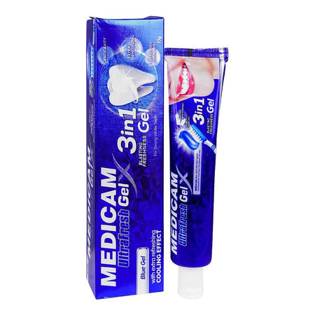 Medicam Ultra Fresh 3in1 Blue Gel Toothpaste, 75g - Main Image