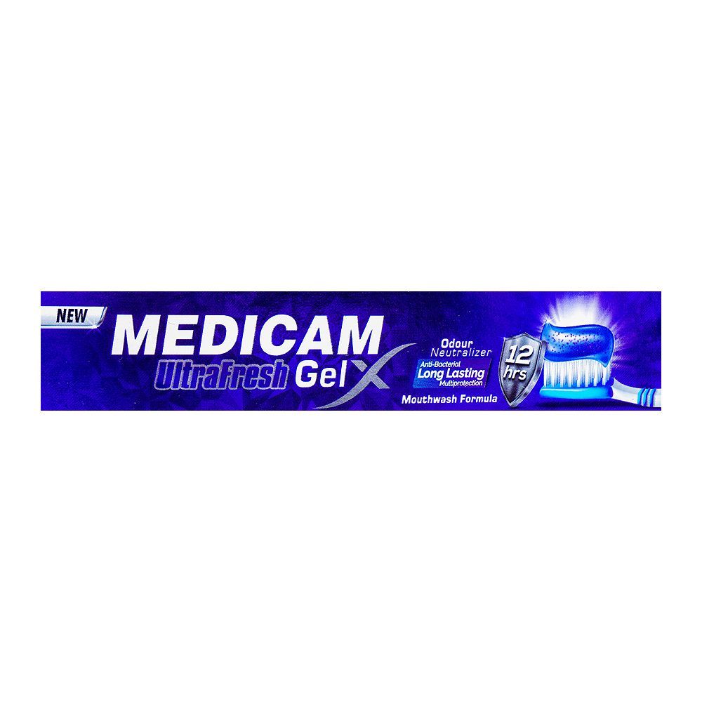 Medicam Ultra Fresh 3in1 Blue Gel Toothpaste, 75g - Image 2