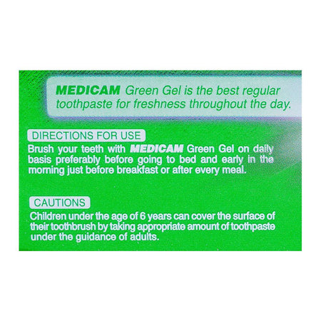 Medicam Ultra Fresh 3in1 Green Gel Toothpaste, 75g - Image 4