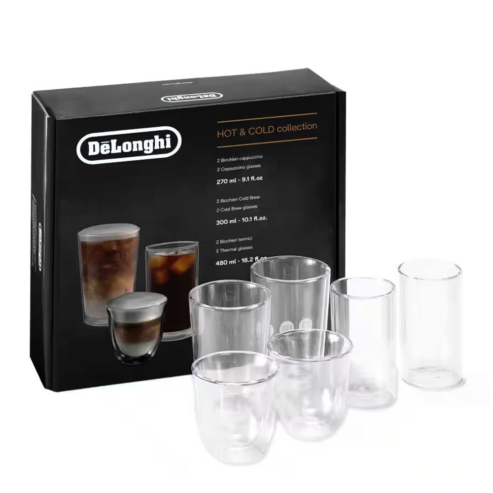 Delonghi Hot & Cold Collection Glasses, 6-Pack DLSC326 - Main Image