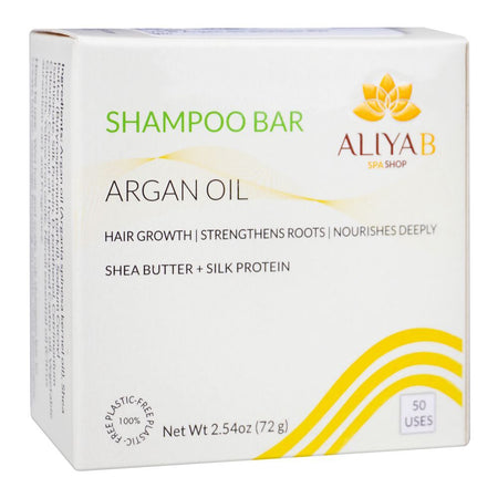 Aliya B Argan Oil Shampoo Bar, For All Hair Types, 72g - Main Image
