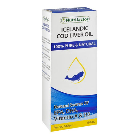 Nutrifactor Icelandic Cod Liver Oil, 150ml - Main Image