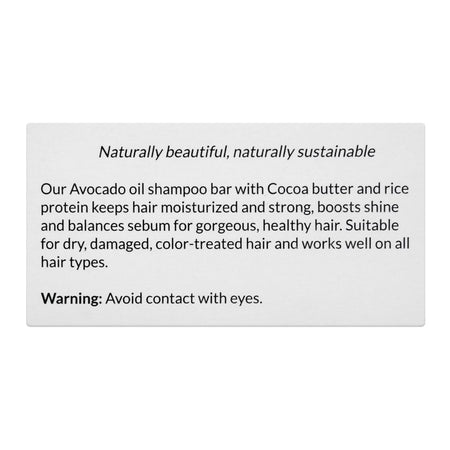 Aliya B Avocado Oil Shampoo Bar, For All Hair Types, 72g - Image 2