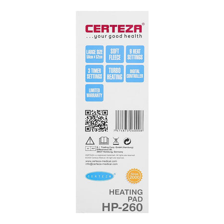 Certeza Heating Pad, HP-260 - Image 3