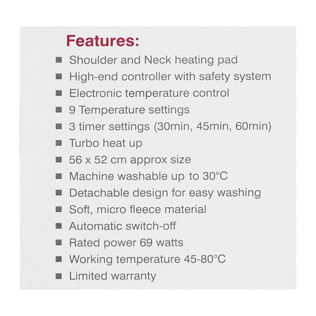 Certeza Heating Pad, HP-260 - Image 6