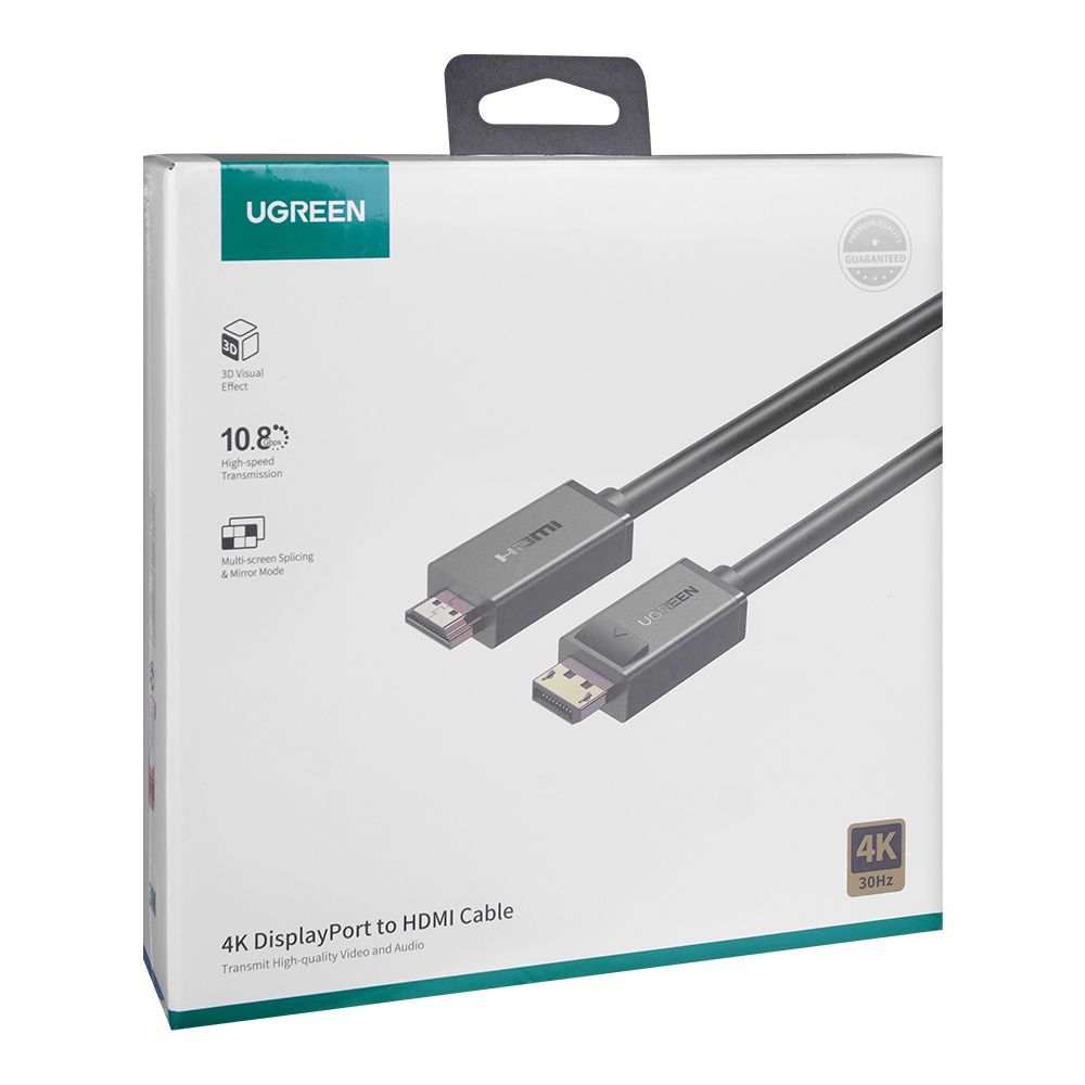 UGreen 4K Display Port To HDMI Cable 3M, 10203 - Image 2