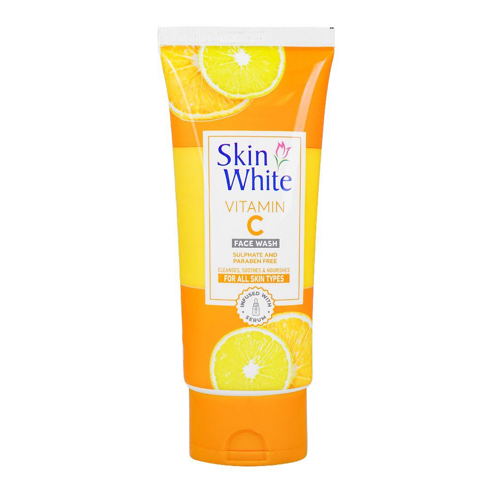 Skin White Vitamin C Face Wash, Sulphate & Paraben Free, For All Skin Types, 100g - Main Image