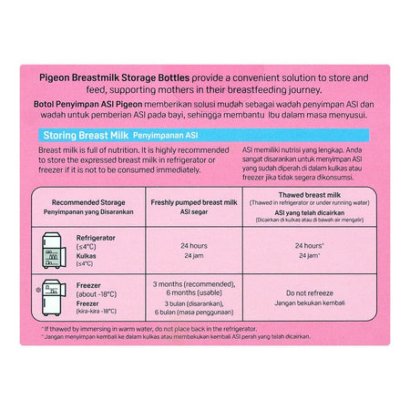 Pigeon Breastmilk Storage Bottles, 120ml Each, 3-Pack, A79898 - Image 5