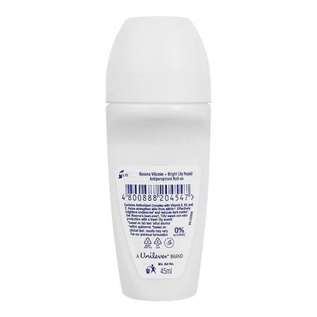 Rexona Lily Repair Antiperspirant Deodorant Roll On, 0% Alcohol, For Women, 45ml - Image 2
