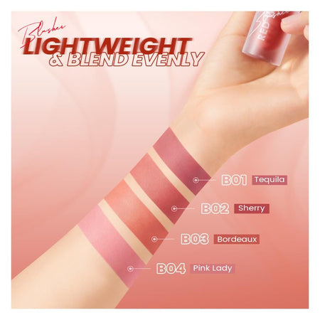 Focallure Hangover Red Wine Blusher B01 FA-89 #EN-FA-89-B01-2 - Image 4