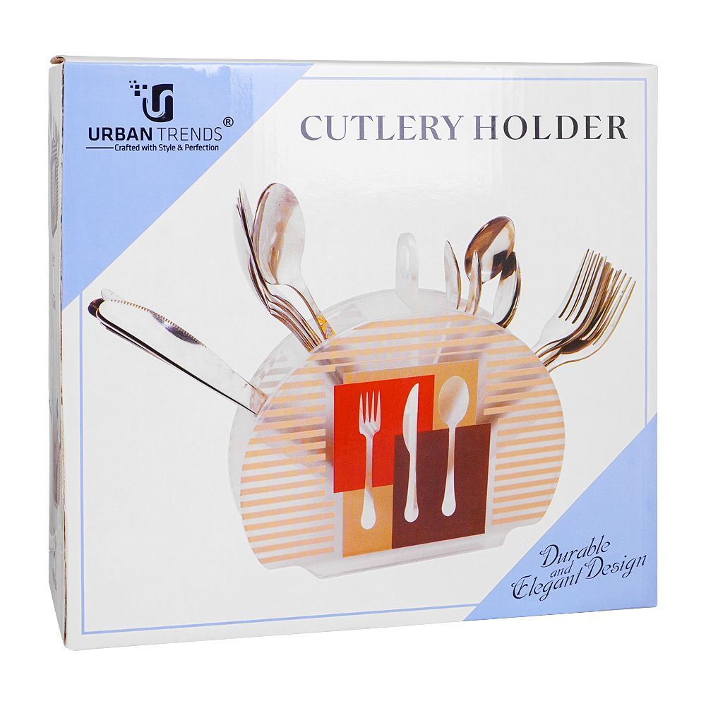 Urban Trends Cutlery Holder, Frosted, CH-2 - Image 2