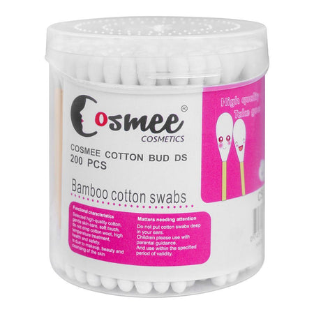 Cosmee Bamboo Cotton Buds, 200-Pack - Main Image