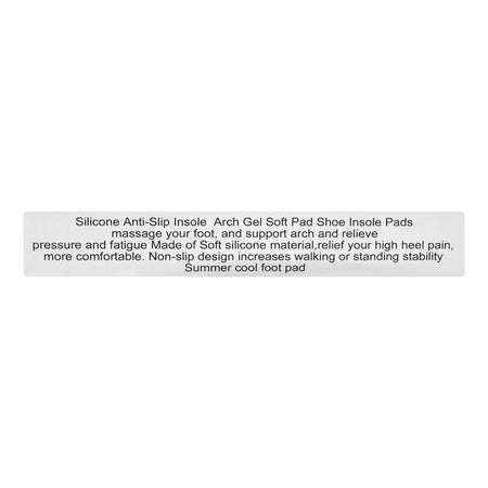 Comfort Feet Non-Slip Gel Arch Pad - Stretchable Insoles, For Foot Fatigue Relief - Image 3