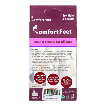 Comfort Feet Arch Support Cushion - Instant Pain Relief, For Flat Feet - Image 2