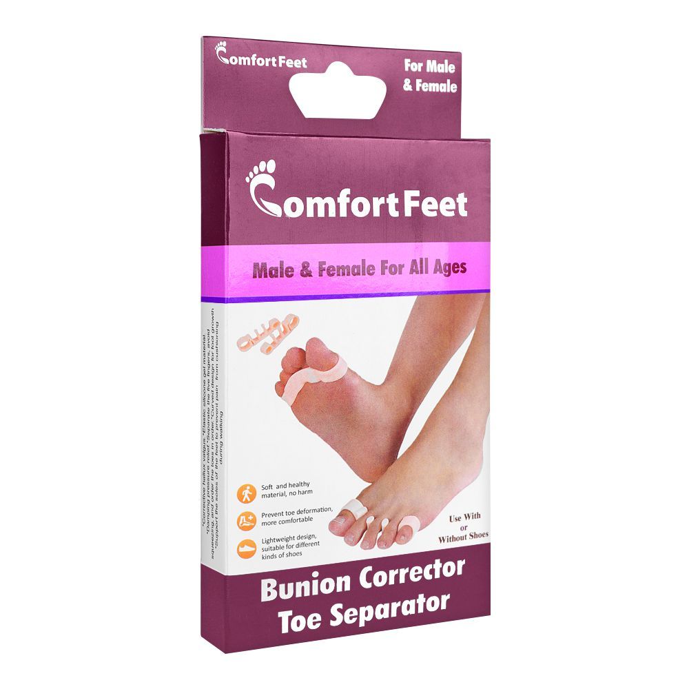 Comfort Feet Bunion Corrector & Toe Separator - Foot Pain Relief - Main Image