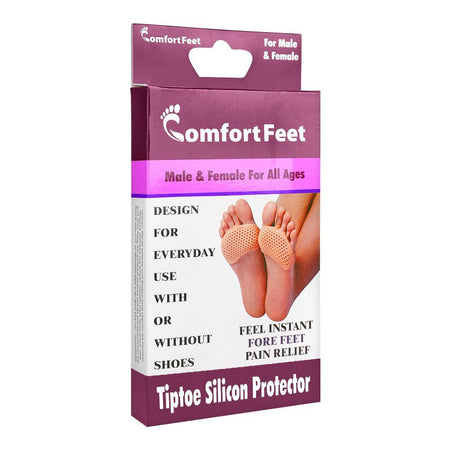 Comfort Feet Tiptoe Silicone Protector - Pain Relief for Toe Discomfort - Main Image