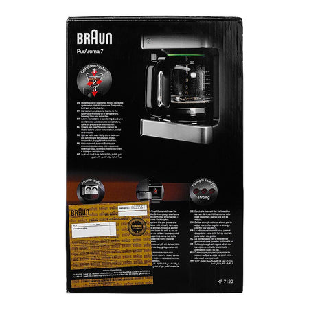 Braun PurAroma 7 Coffee Maker, 12 Cups Capacity, 1000W, KF-7120 - Image 3