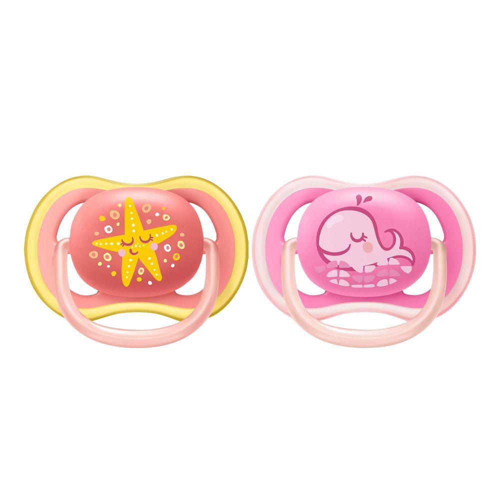 Avent Ultra Air Soothers, For 6-18 Months, 2-Pack, SCF085/06 - Main Image