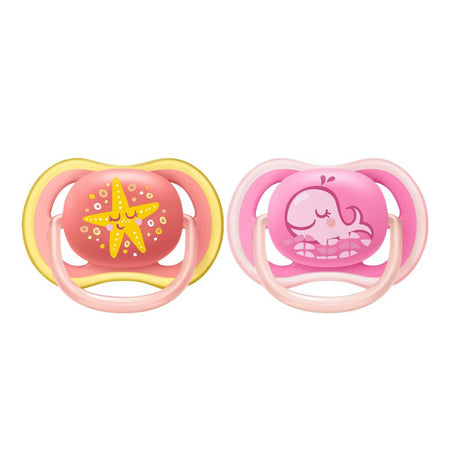 Avent Ultra Air Soothers, For 6-18 Months, 2-Pack, SCF085/06 - Main Image
