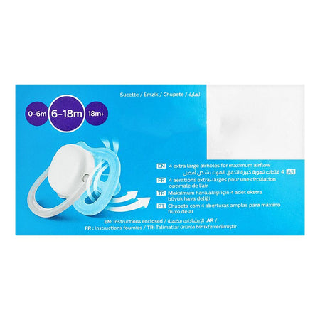 Avent Ultra Air Soothers, For 6-18 Months, 2-Pack, SCF085/06 - Image 4