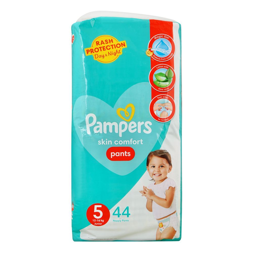 Pampers Skin Comfort Pants, No.5, Junior 12-16 Kg, 44-Pack - Main Image