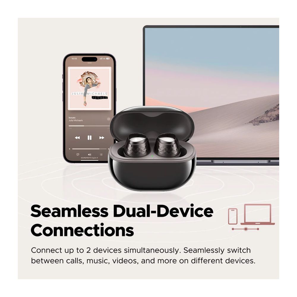 Soundpeats Engine 4 Hi-Res Audio Wireless Earbuds, 43 Hours Playtime, Noise Reduction From Calls - Image 5