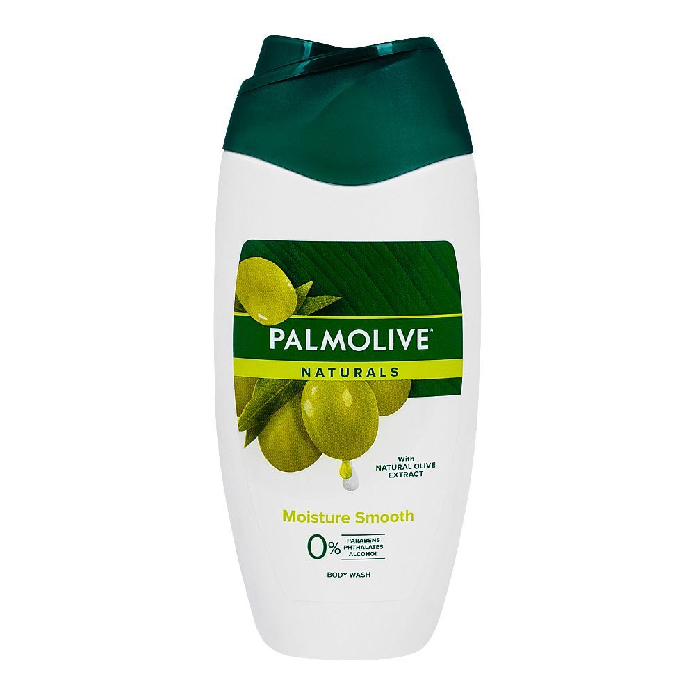 Palmolive Naturals Moisture Smooth Body Wash With Olive Extracts, 0% Parabens, 225ml - Main Image