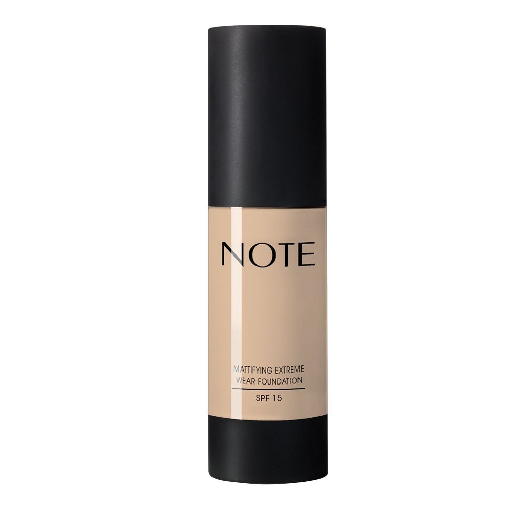 J. Note Mattifying Extreme Wear Liquid Foundation, SPF 15, 30ml, 01 Beige - Image 2