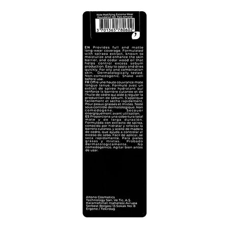 Junaid Jamshed J. Note Mattifying Extreme Wear Foundation, 103 Pale Almond, 30ml - Image 4