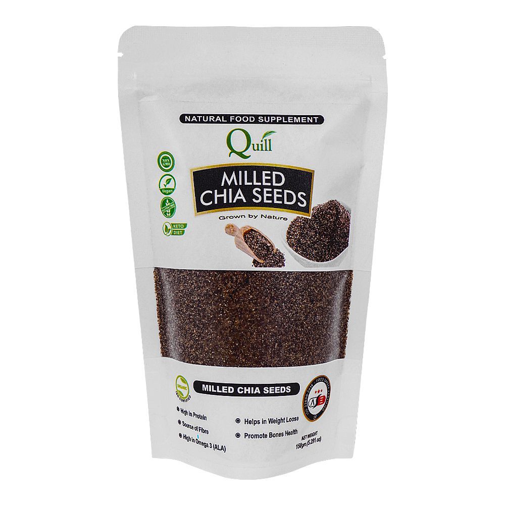Quill Milled Chia Seeds, 150g - Main Image