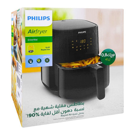 Philips Essential Air Fryer, Black, HD9252/91 - Image 2
