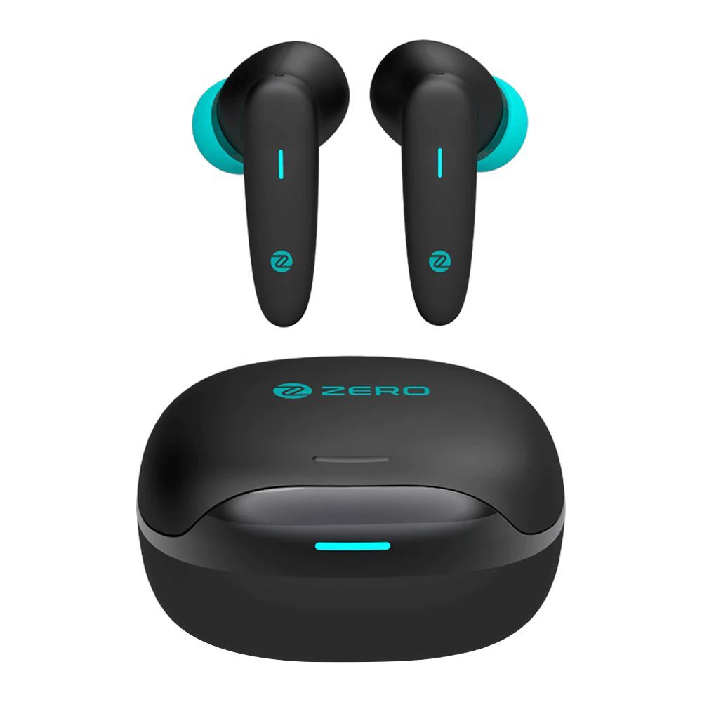Zero Quad MIC ENC Wireless Earbuds, Z-811, Jet Black - Main Image