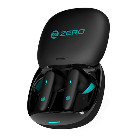 Zero Quad MIC ENC Wireless Earbuds, Z-811, Jet Black - Image 2