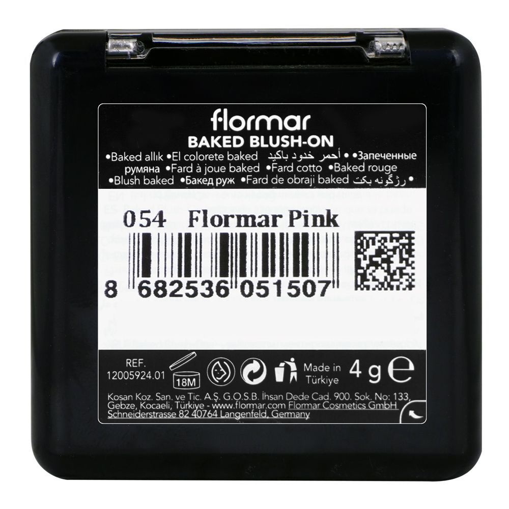 Flormar Baked Blush-On 054 Flormar Pink, 4g - Image 3