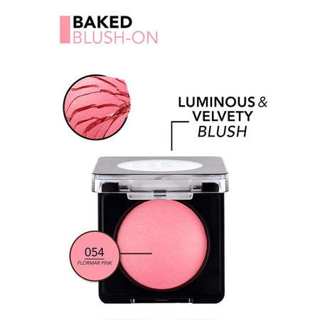 Flormar Baked Blush-On 054 Flormar Pink, 4g - Image 5