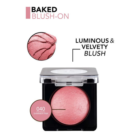 Flormar Baked Blush-On 040 Shimmer Pink, 4g - Image 5
