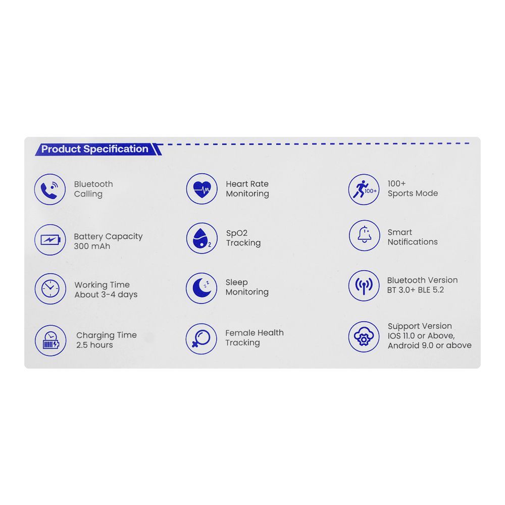 Ronin R-09 Luxury Smart Watch, 1.96" Always On Amoled Display, Silver Dial and Chain +1 Free Black Silicon Strap - Image 4