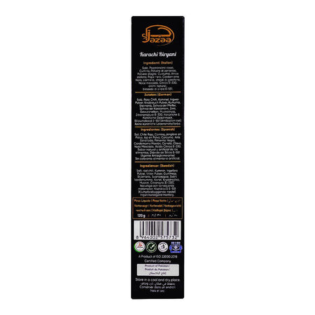 Jazaa Karachi Biryani Masala, 120g - Image 3