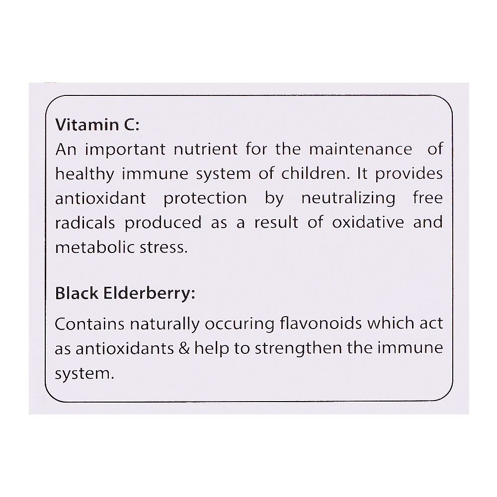 Nutrifactor Yum-C Syrup, 120ml - Image 4