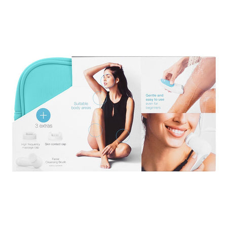 Braun Silk-epil 5 Legs, Body & Face Epilator, White/Blue, 5545 - Image 3