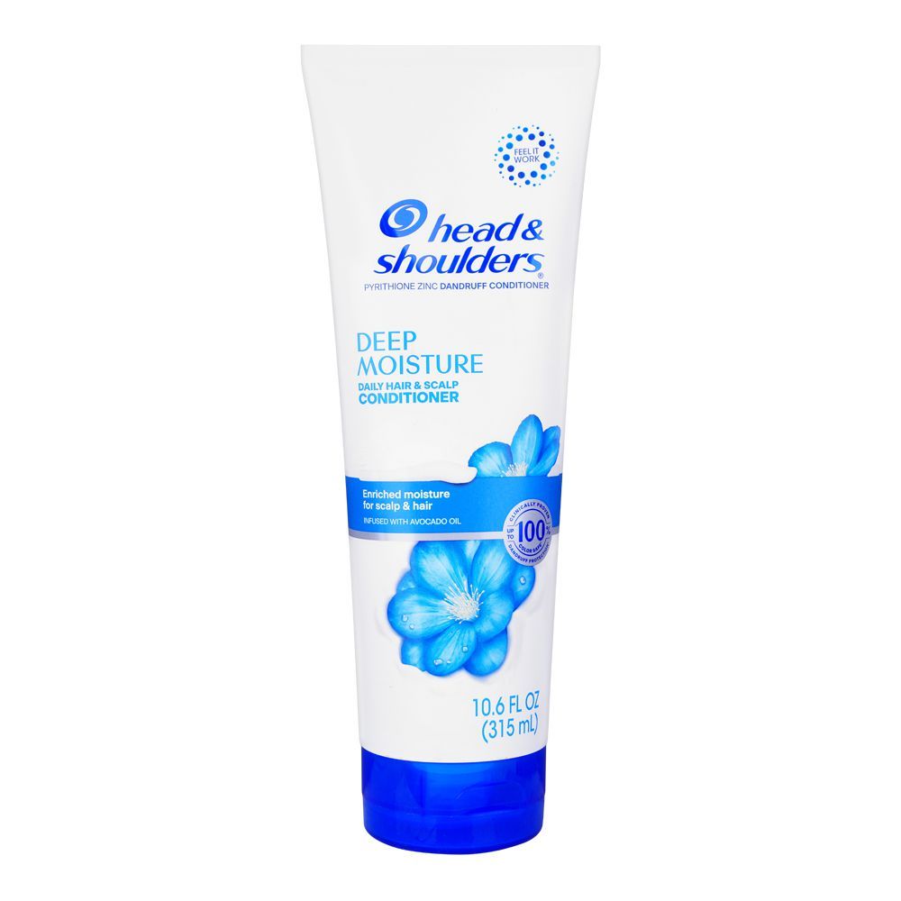 Head & Shoulder Deep Moisture Anti-Dandruff Daily Hair & Scalp Conditioner, Pyrithione Zinc, 315ml - Main Image