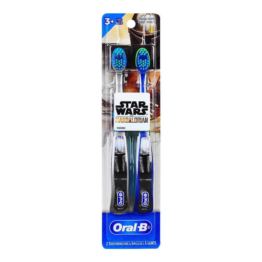 Oral-B Star War Toothbrush, 3+ Years, Pack of 2, Extra Soft - Main Image