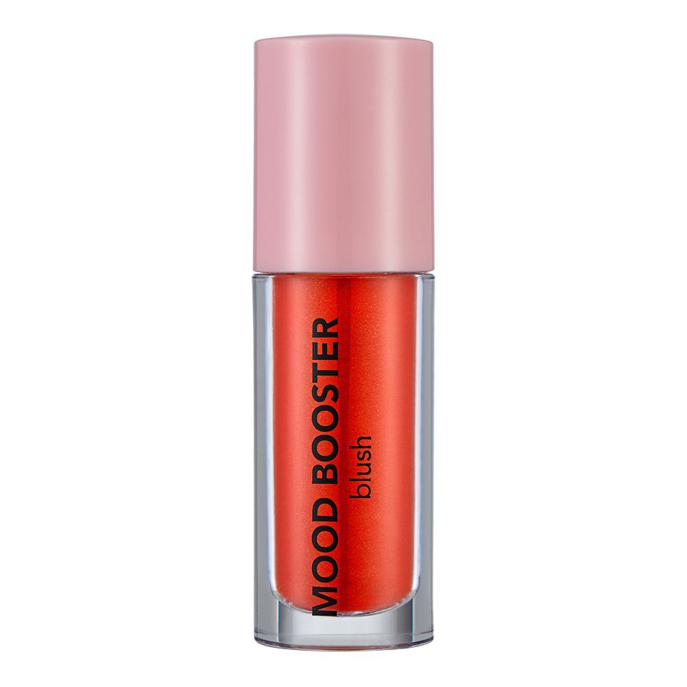 Flormar Mood Booster Blush, Liquid Blush, Doe-foot Applicator, Feel The Red, 4ml, 004 - Image 2