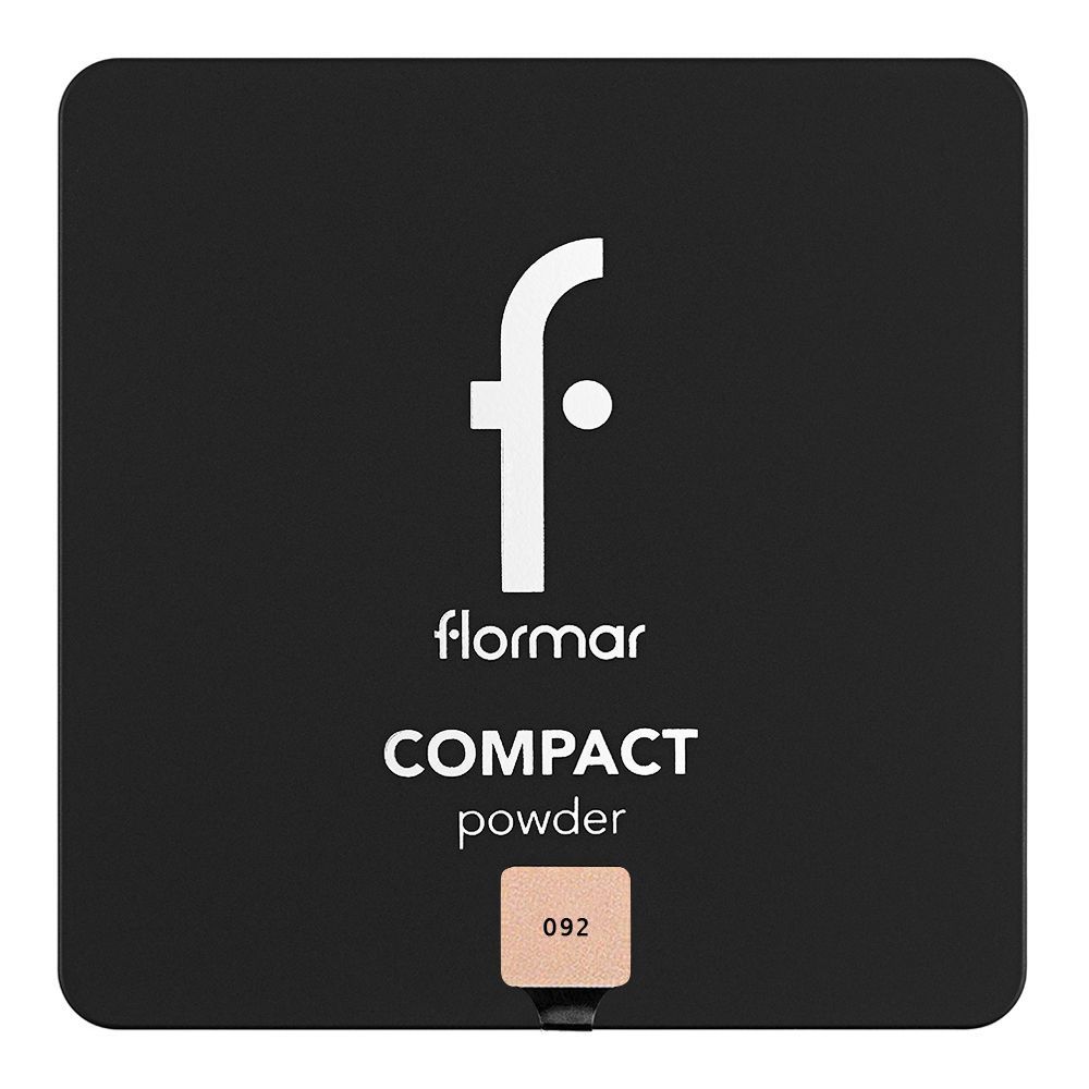 Flormar Compact Powder, Fine And Silky Texture, Long lasting, Medium Soft Peach, 11g, 092 - Main Image